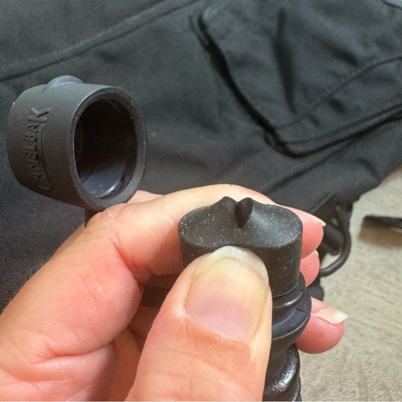 Camelback Cordura Black Backpack 3L Hydration Pack Outdoors Hiking - Picture 5 of 11